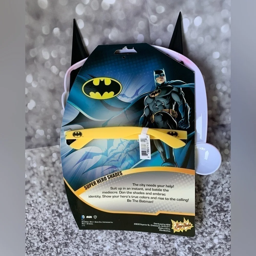Sunstaches DC Comics Batman Santa Sunglasses UV400